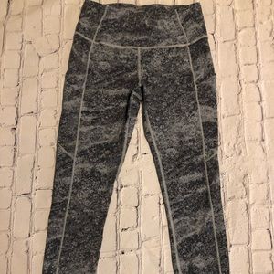 Lululemon Fast & Free 7/8 Tight Area Ice Grey